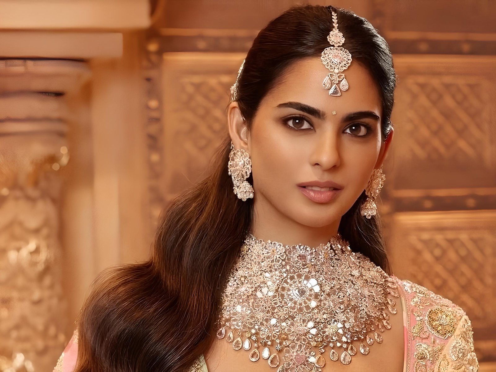 Customize Isha ambani diamond necklace jewelry set with josya