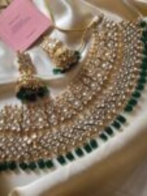 Kainaat Kundan Necklace Set (MADE ON  ORDER)