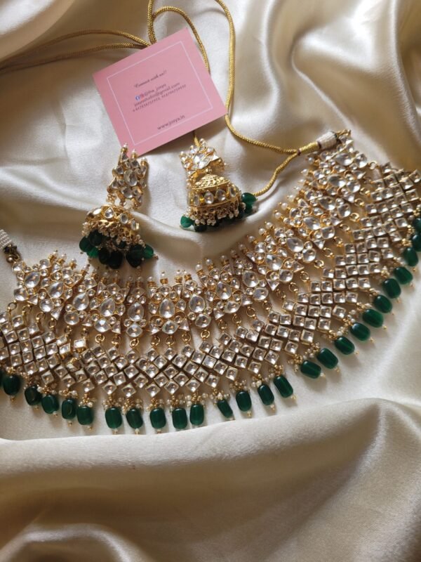 Kainaat Kundan Necklace Set (MADE ON  ORDER)