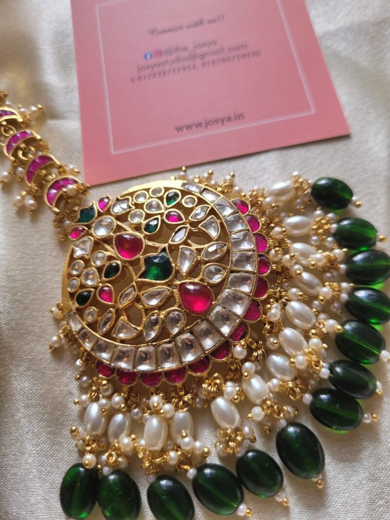 Saumyata Kundan Minimal bridal set - Image 9
