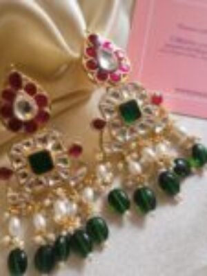 Jaanki Kundan Jhumka Earrings