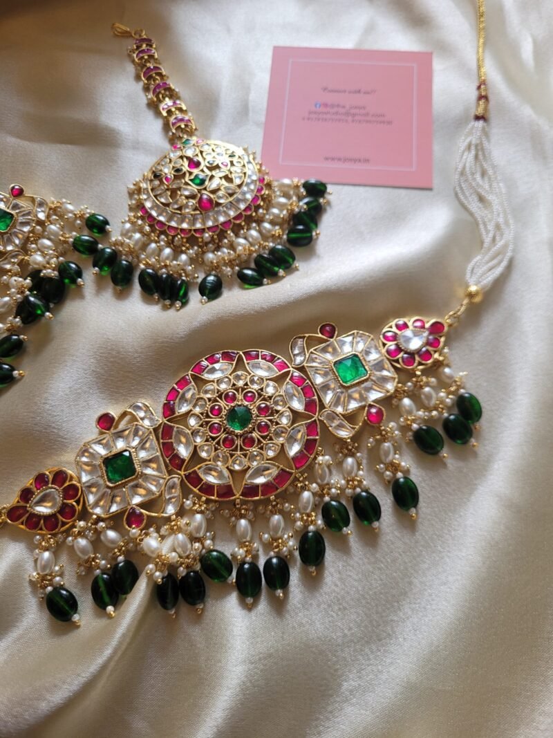 Saumyata Kundan Minimal bridal set - Image 7