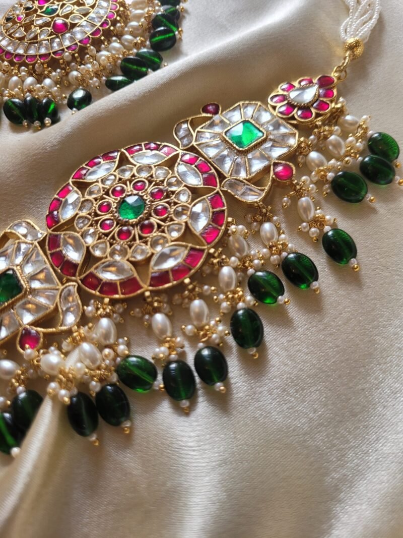 Saumyata Kundan Minimal bridal set - Image 2