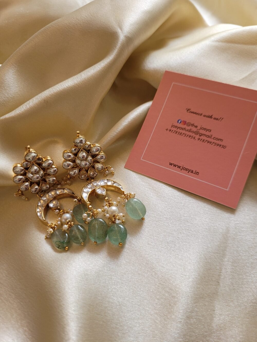 Nima Kundan Earrings - Image 2