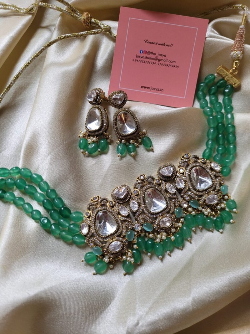 Kiara Polki  Necklace set