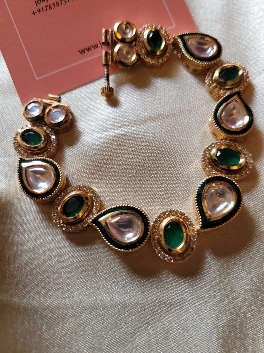 Meenakari Kundan Bracelet - Image 5