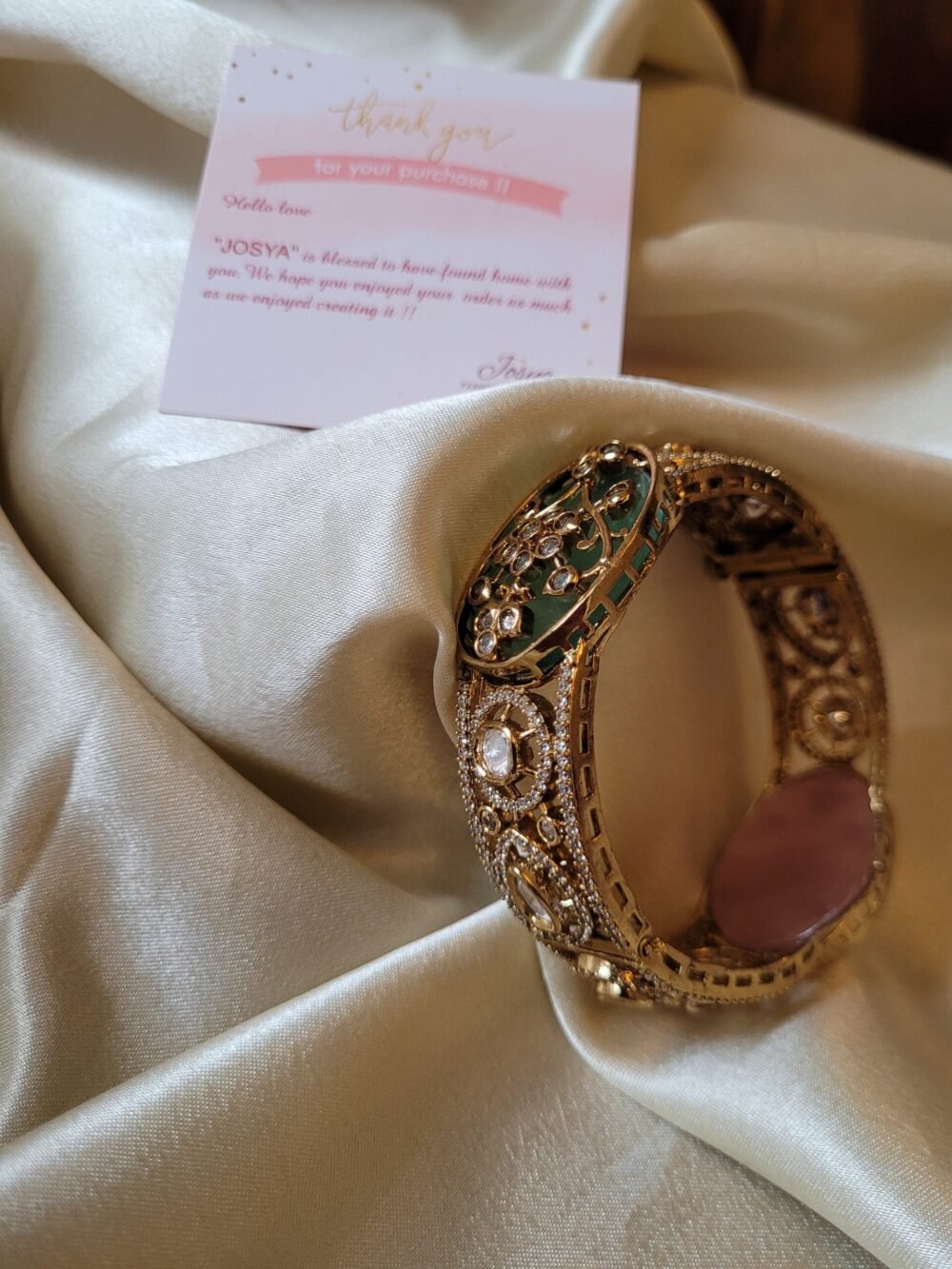 Nayera Polki Bracelet - Image 8