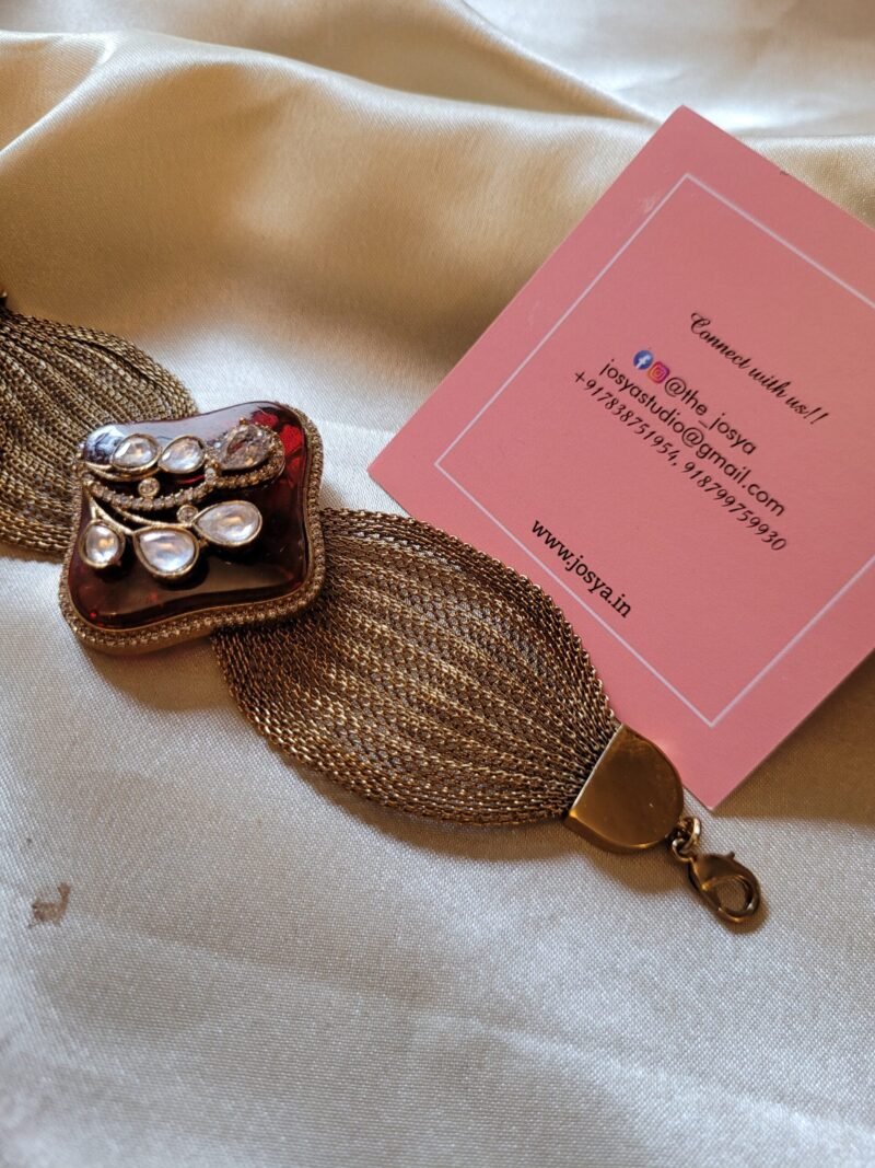 Cassia Polki Bracelet - Image 3