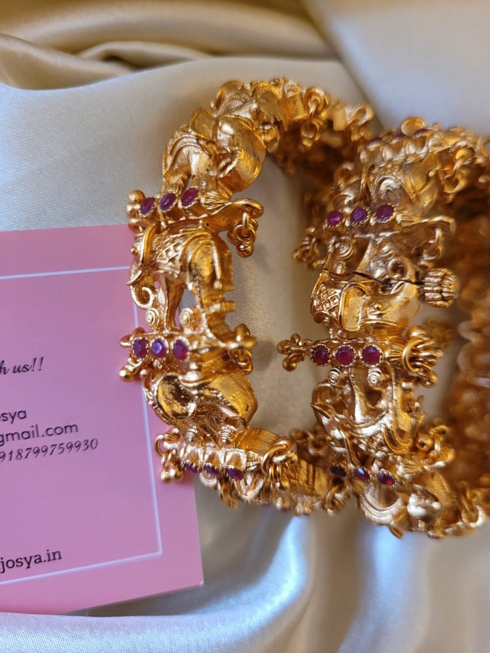 Hatisha Gold Plated Bangles - Image 7