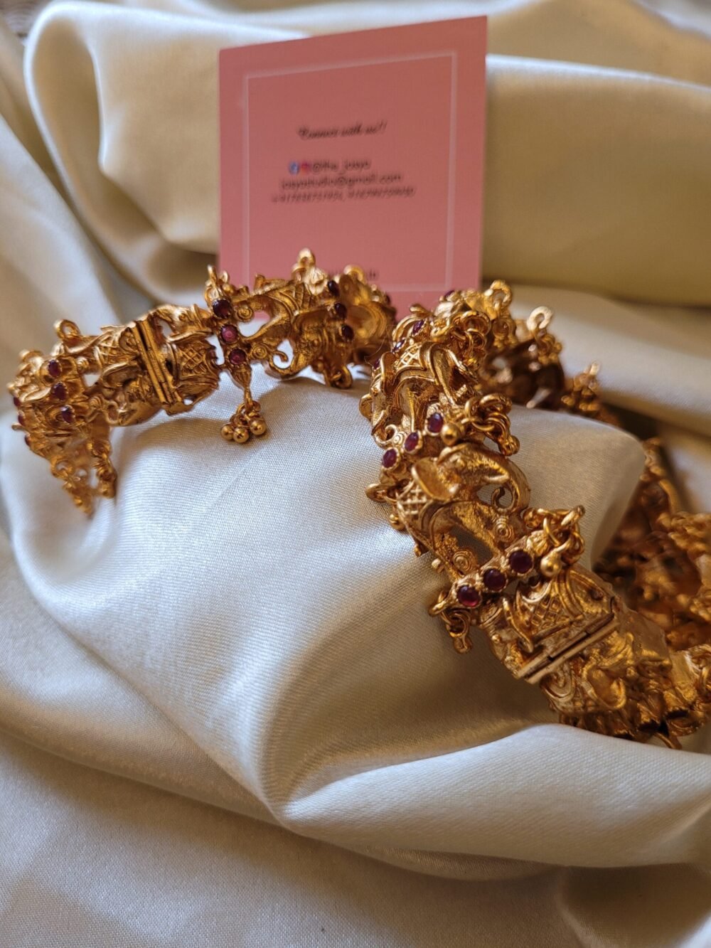Hatisha Gold Plated Bangles - Image 4