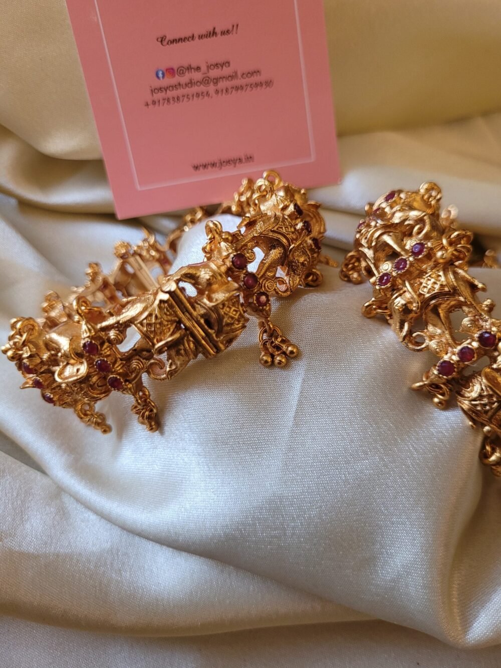 Hatisha Gold Plated Bangles - Image 2