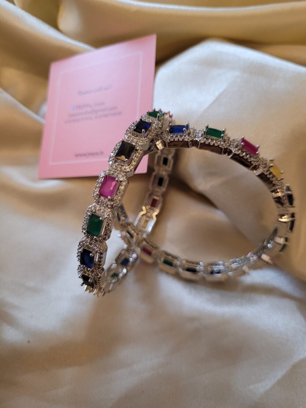 Flora Amercian Diamond Bangles