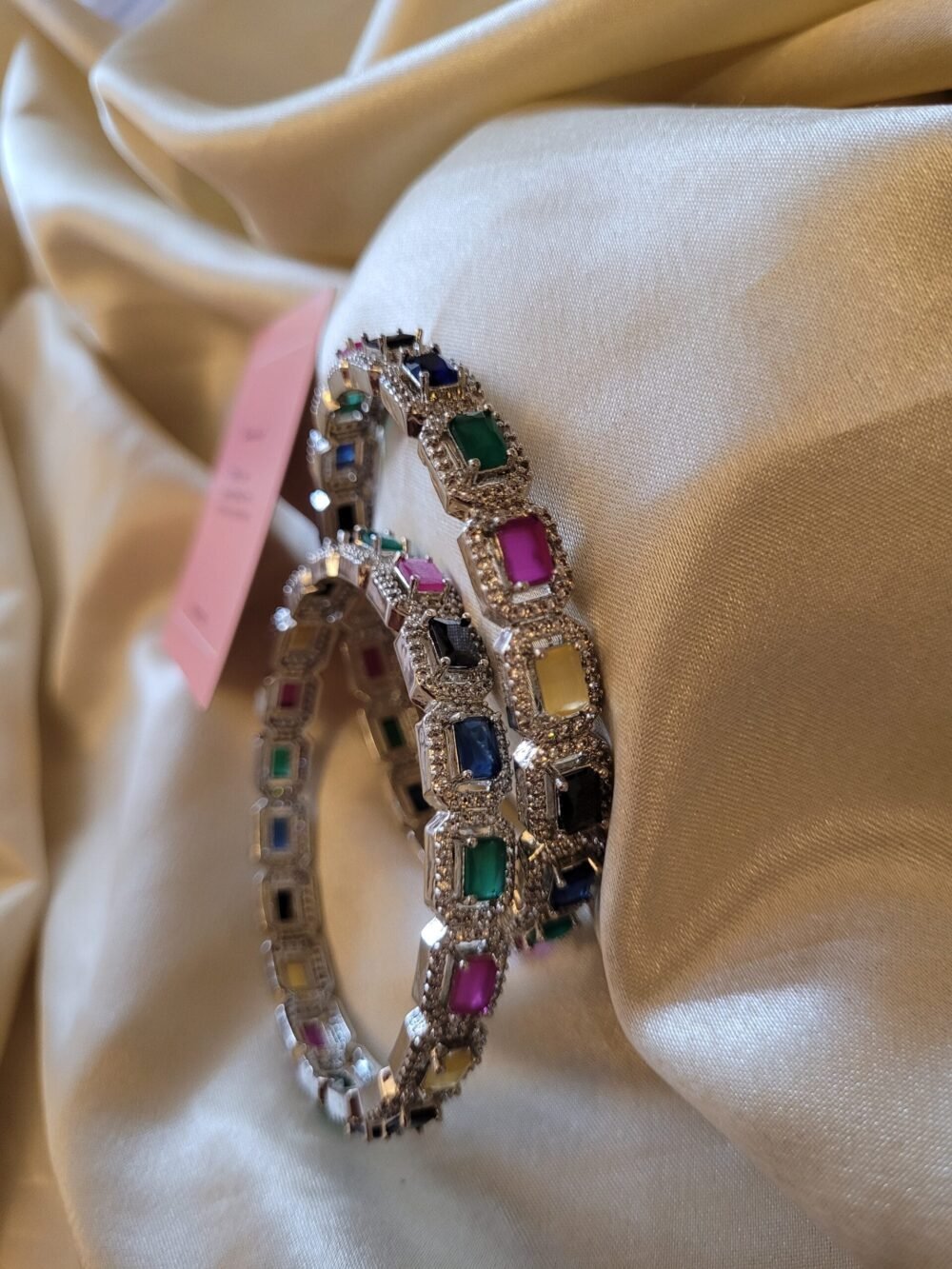 Flora Amercian Diamond Bangles - Image 6