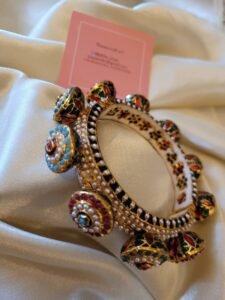 Rajwadi Jadau Oversized Bangles