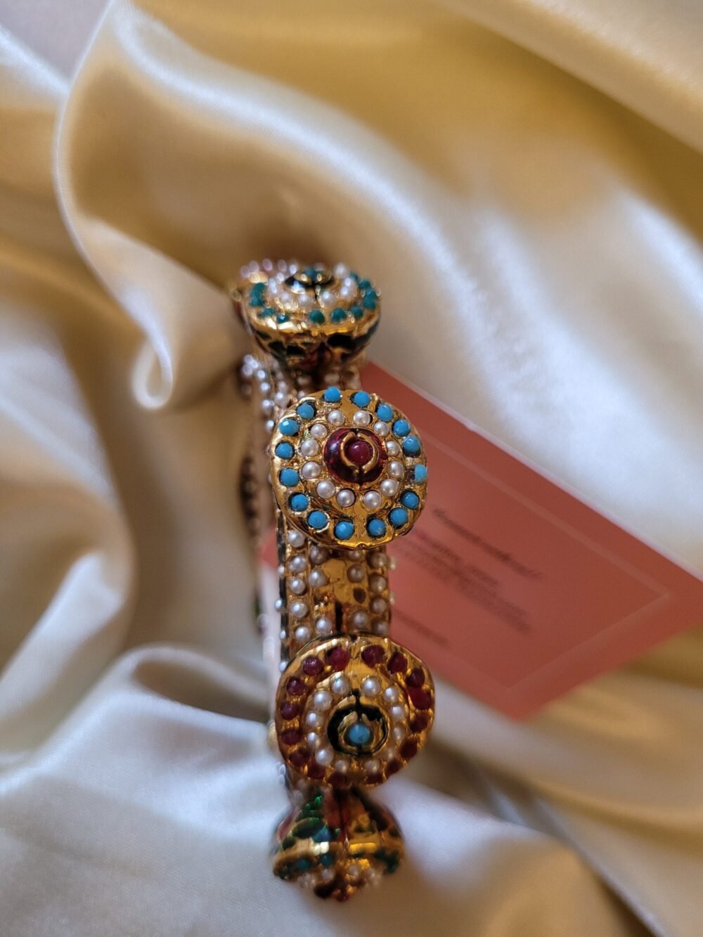 Rajwadi Jadau Oversized Bangles - Image 7