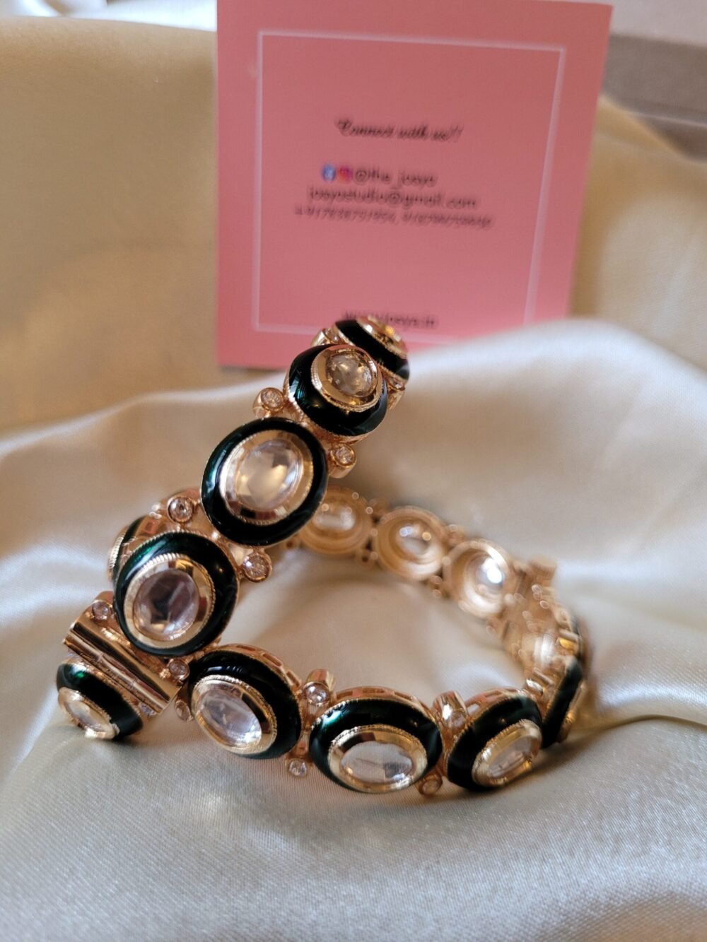 Aadhya Meena Polki Bangles