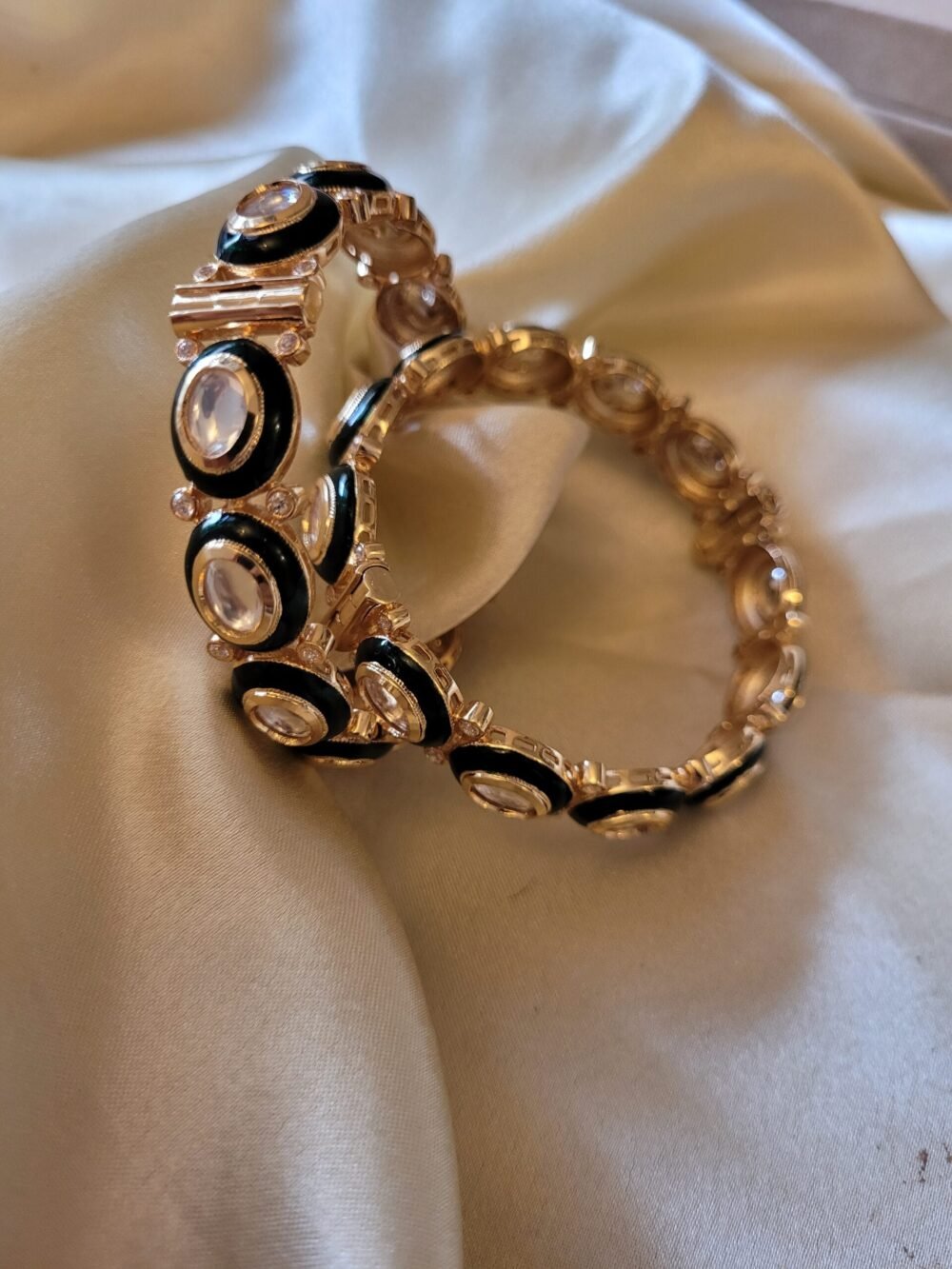 Aadhya Meena Polki Bangles - Image 6