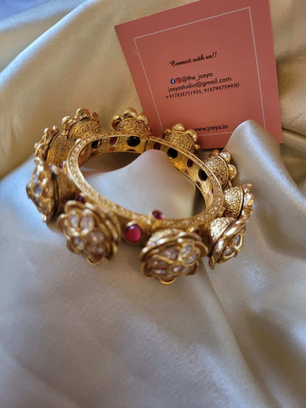 Naisha Polki Bangles - Image 6