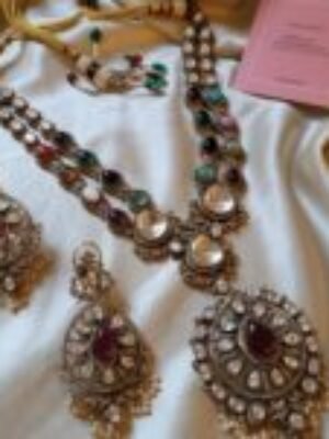 Iris Polki Necklace set