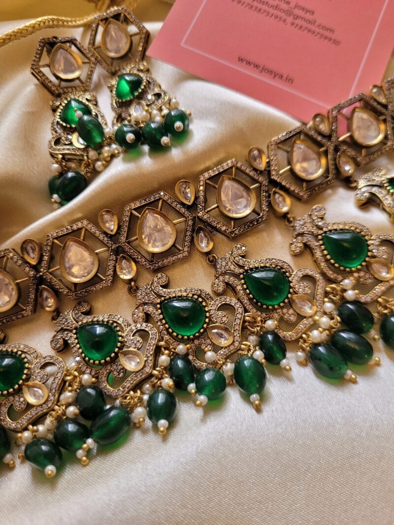 Nivara Polki choker set - Image 6