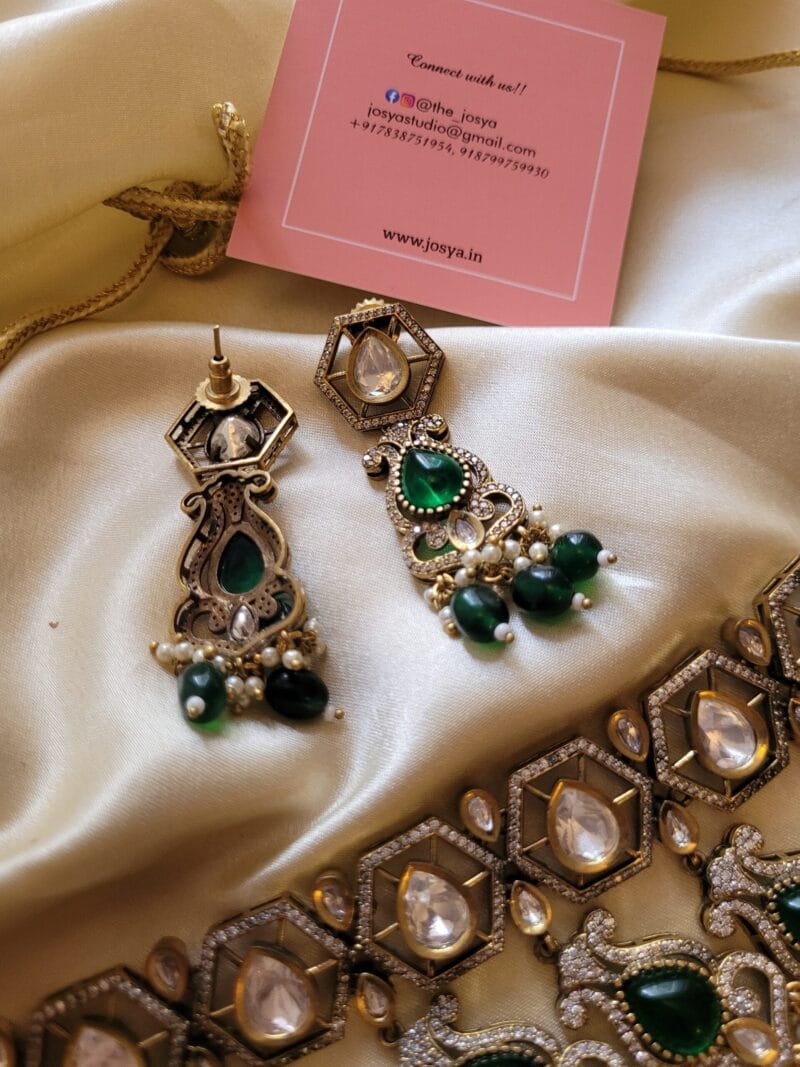 Nivara Polki choker set - Image 4