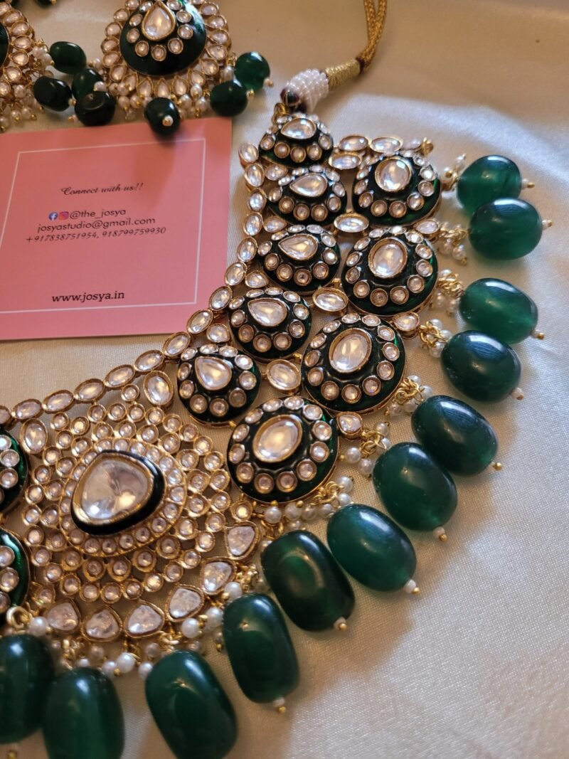Suhasini Polki Necklace set - Image 5