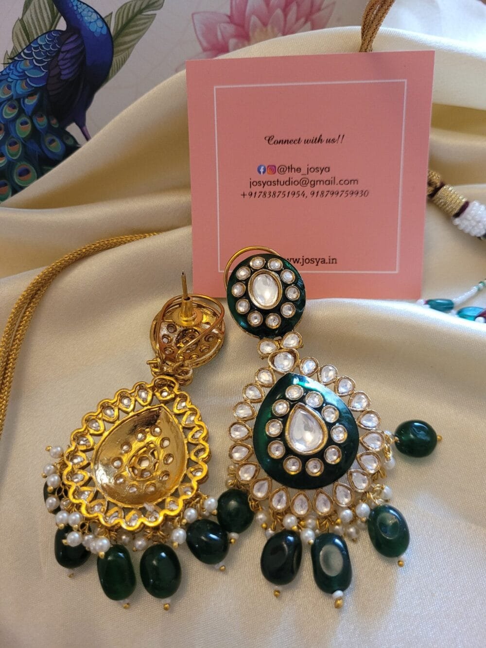 Suhasini Polki Necklace set - Image 10