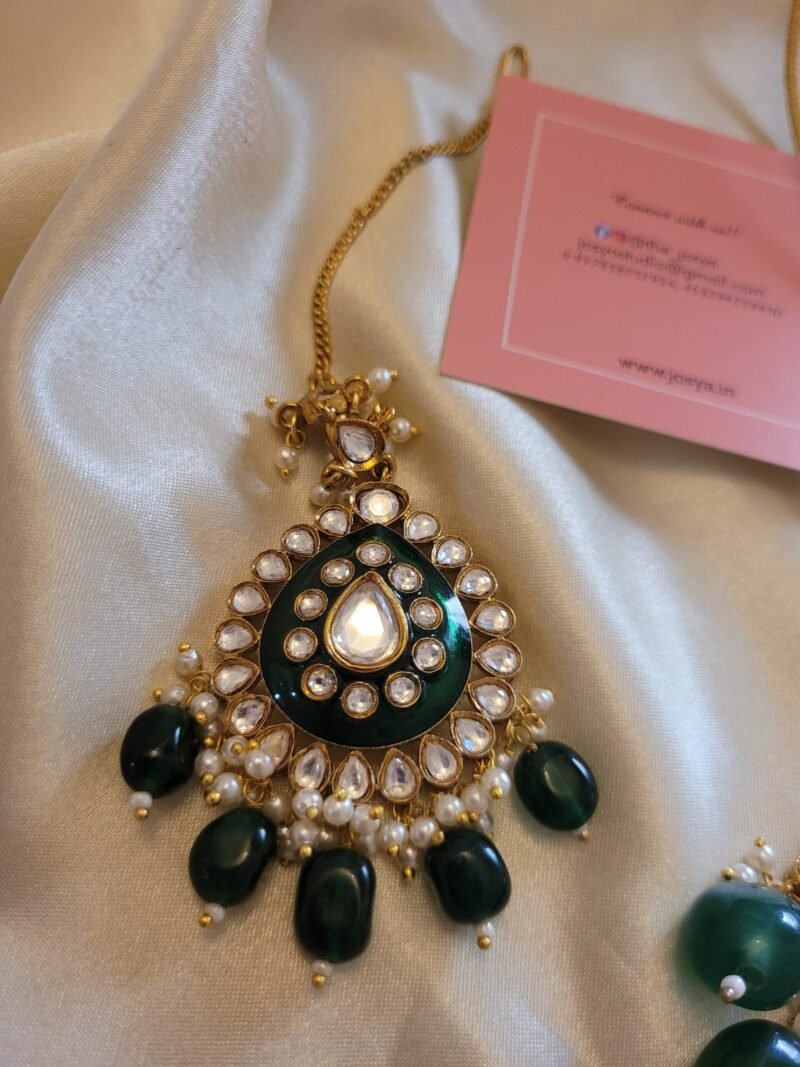 Suhasini Polki Necklace set - Image 4