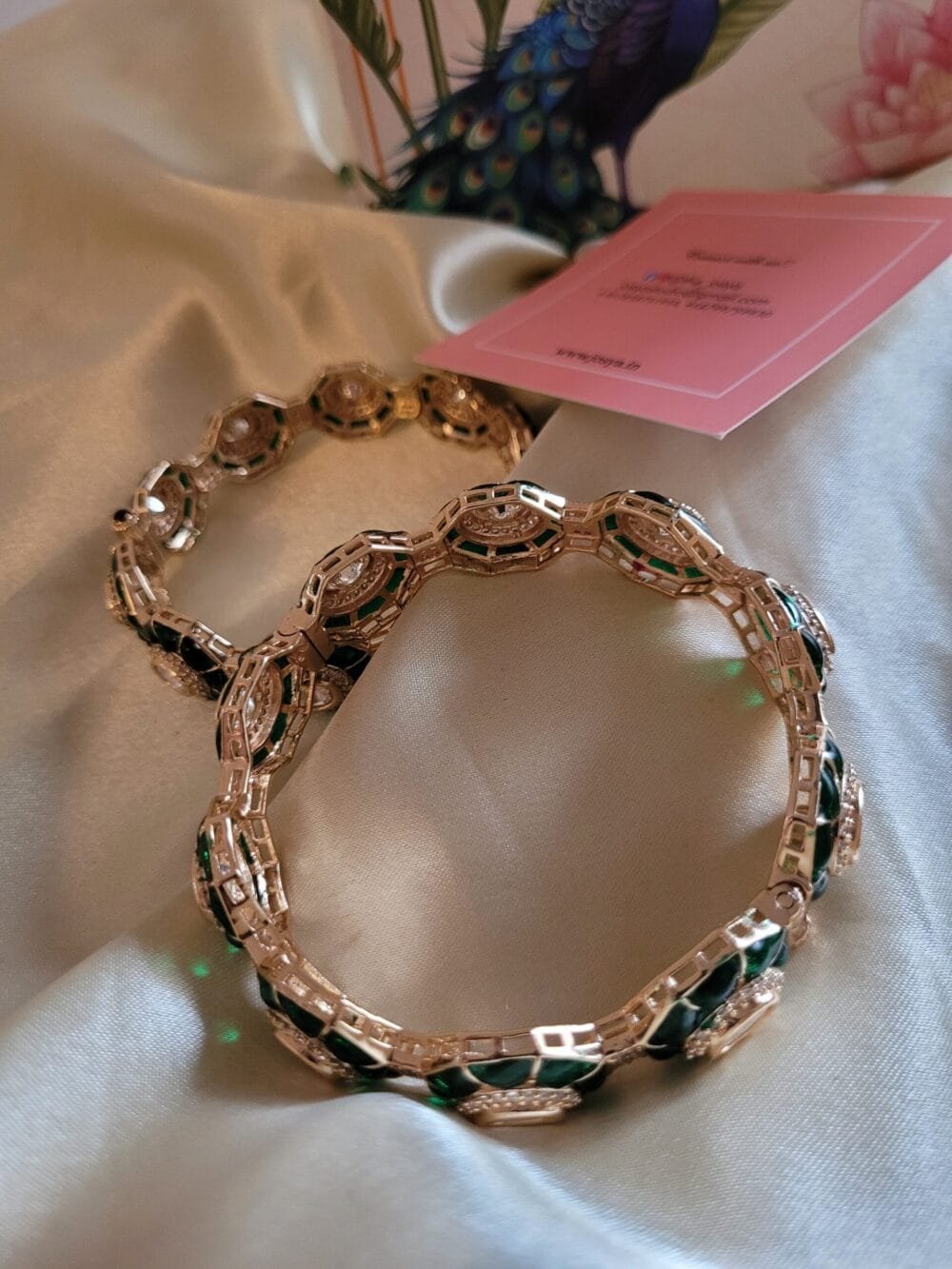 Arunima Polki Kundan Bangles - Image 3