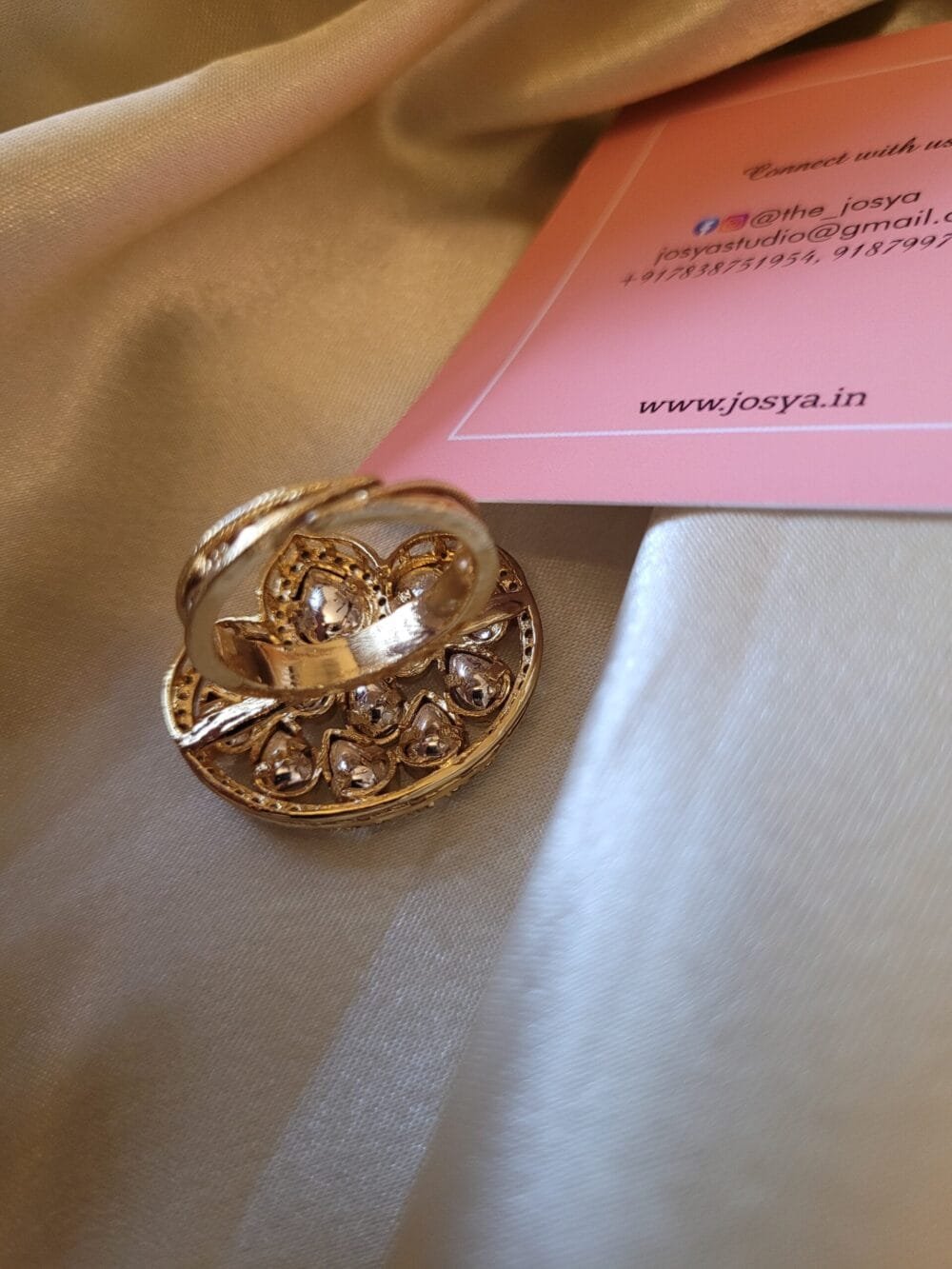 Dia Kundan Ring - Image 3