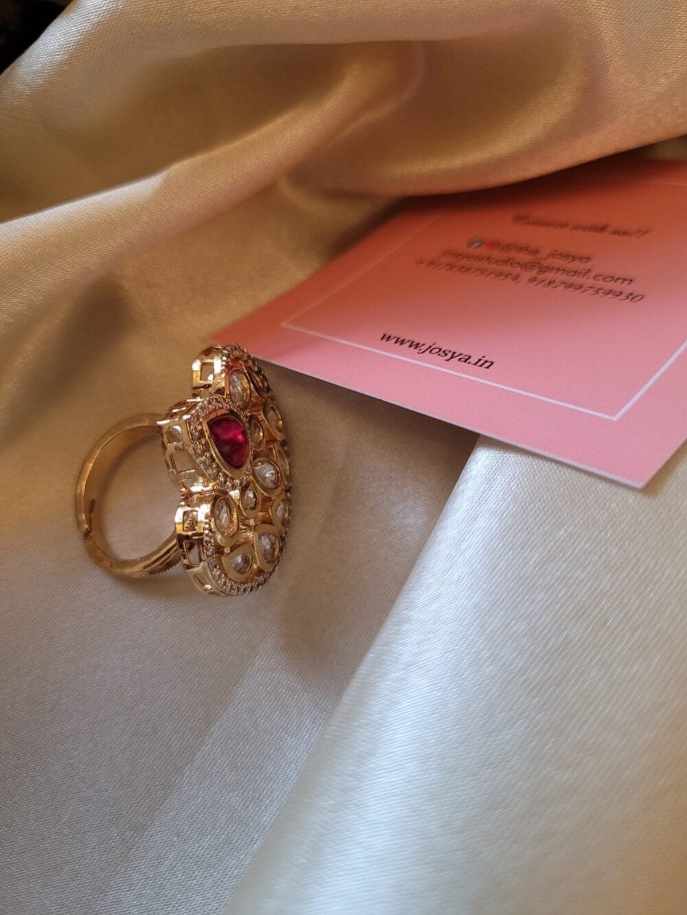 Dia Kundan Ring - Image 4