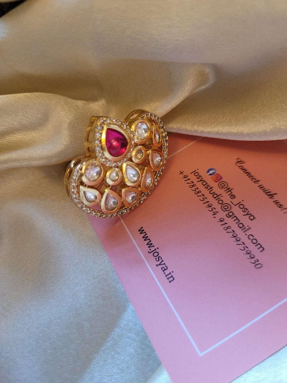 Dia Kundan Ring - Image 5