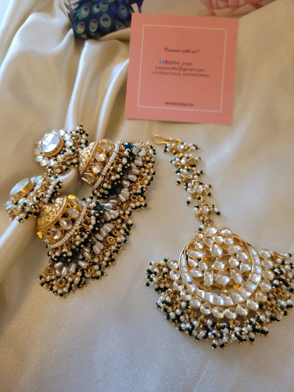 Amaya Kundan Bridal Set - Image 9