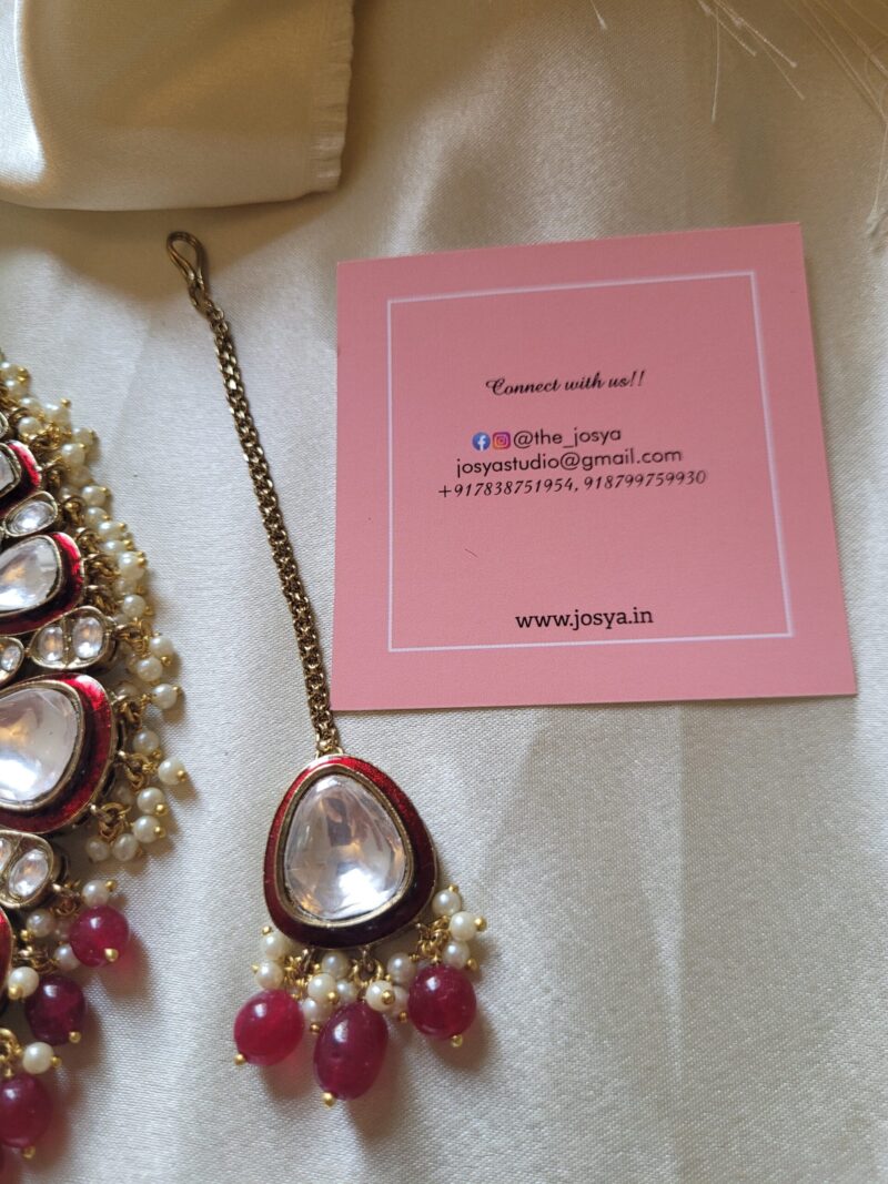 Sadhya Polki Necklace Set - Image 4