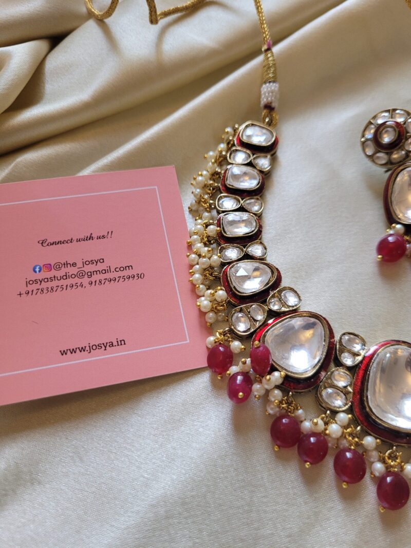 Sadhya Polki Necklace Set - Image 7