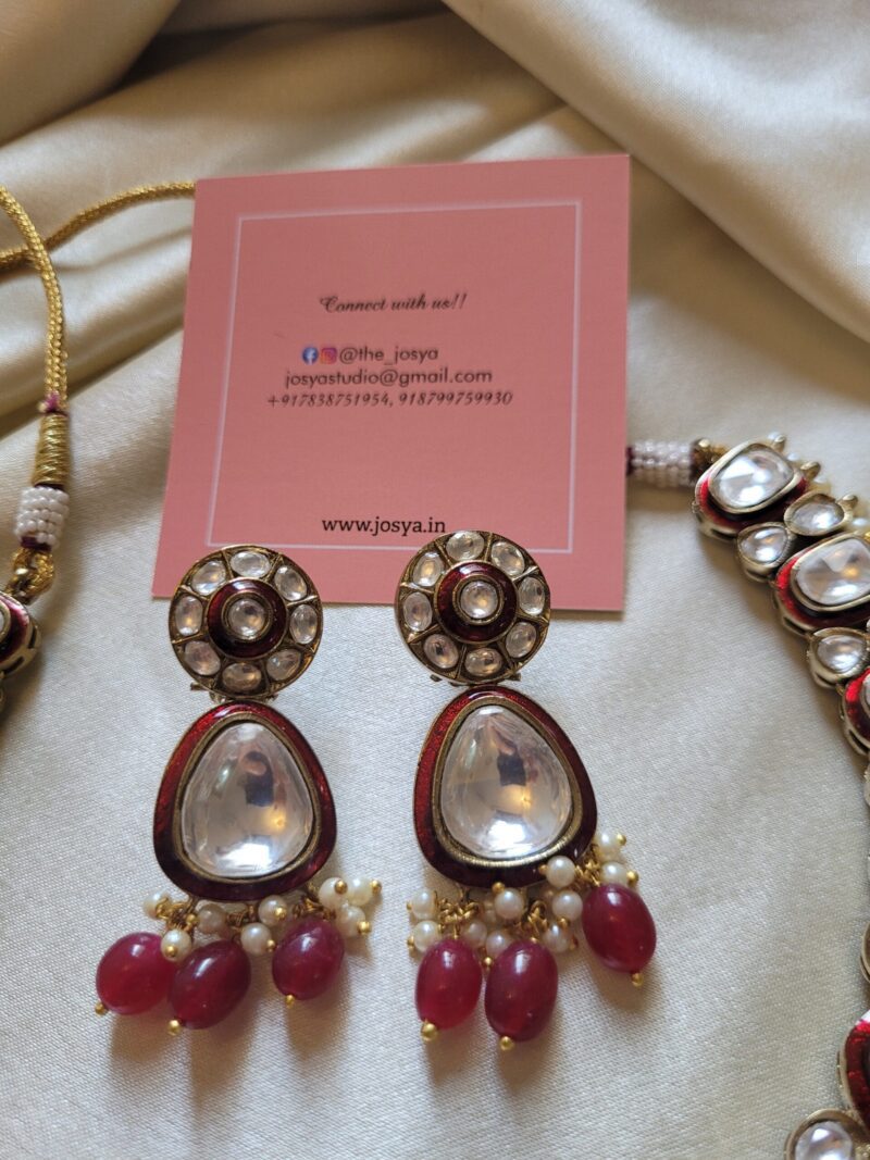 Sadhya Polki Necklace Set - Image 3