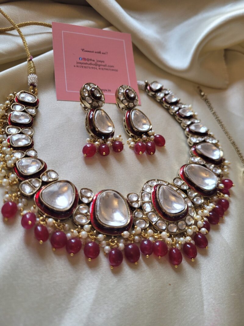 Sadhya Polki Necklace Set - Image 2