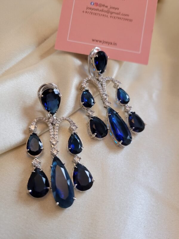 Ayaana Sapphire Diamond Earrings