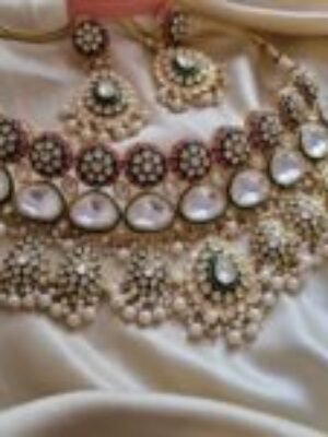 Anika Polki Bridal Necklace Set