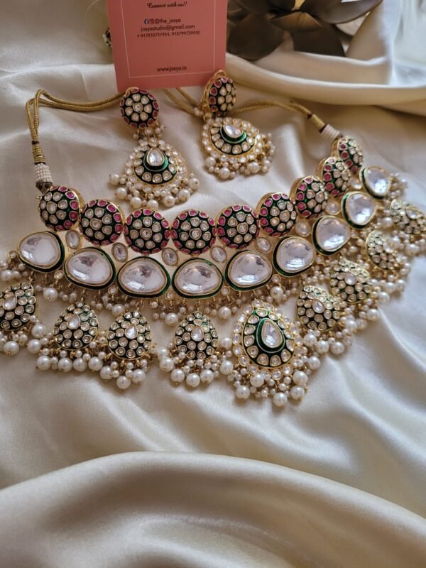 Anika Polki Bridal Necklace Set