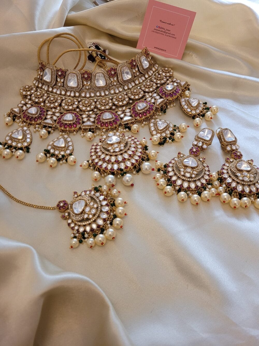 Raanisa Bridal Necklace Set - Image 4