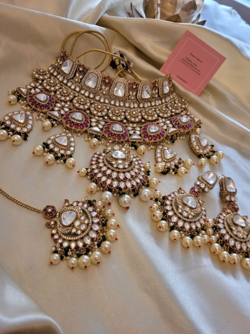 Raanisa Bridal Necklace Set - Image 5