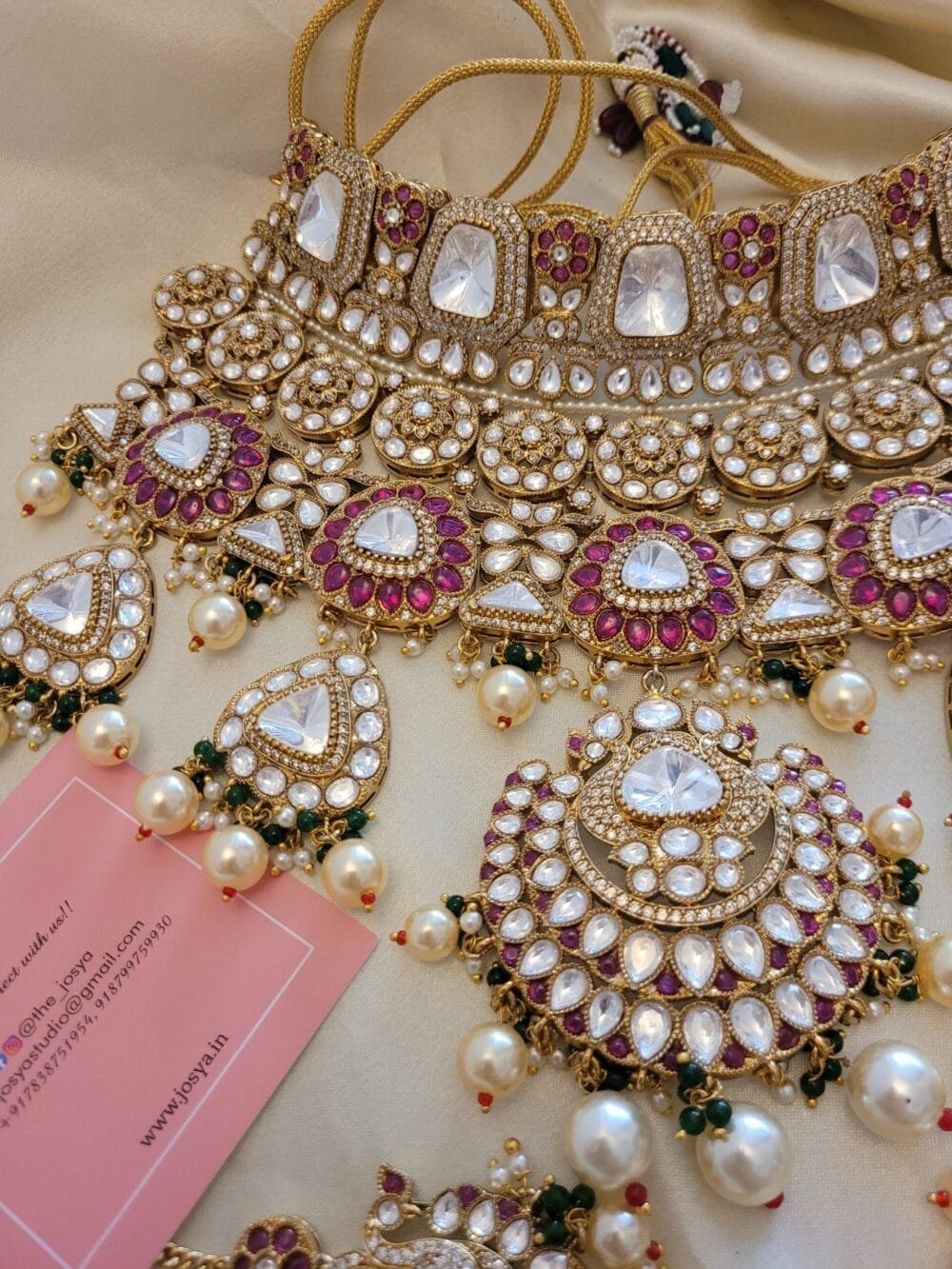 Raanisa Bridal Necklace Set - Image 9