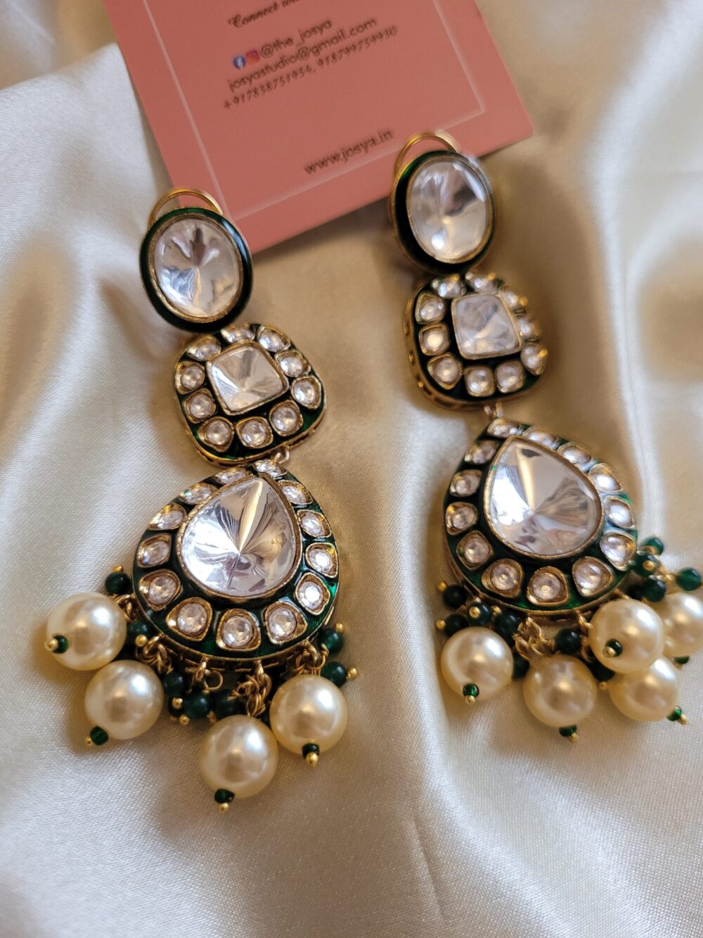 Dhaani Polki  Necklace Set - Image 6