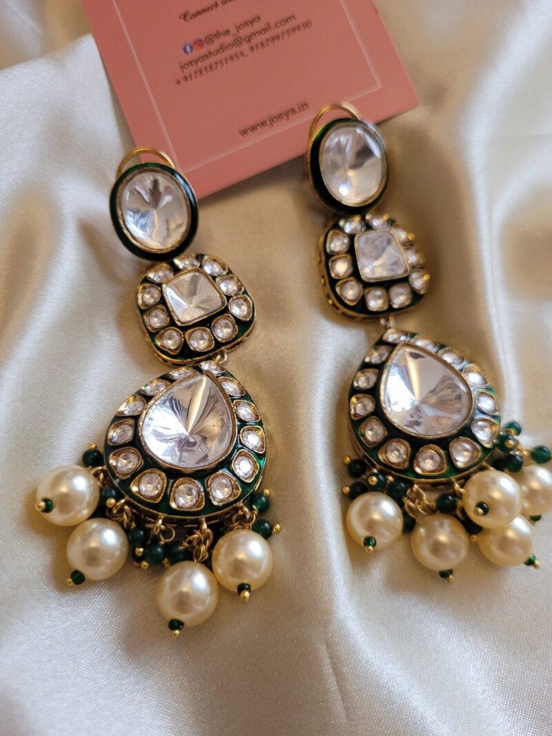 Dhaani Polki  Necklace Set - Image 6