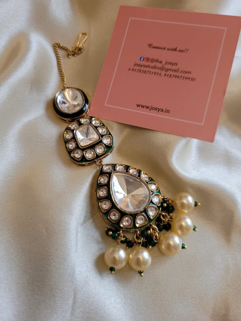 Dhaani Polki  Necklace Set - Image 5