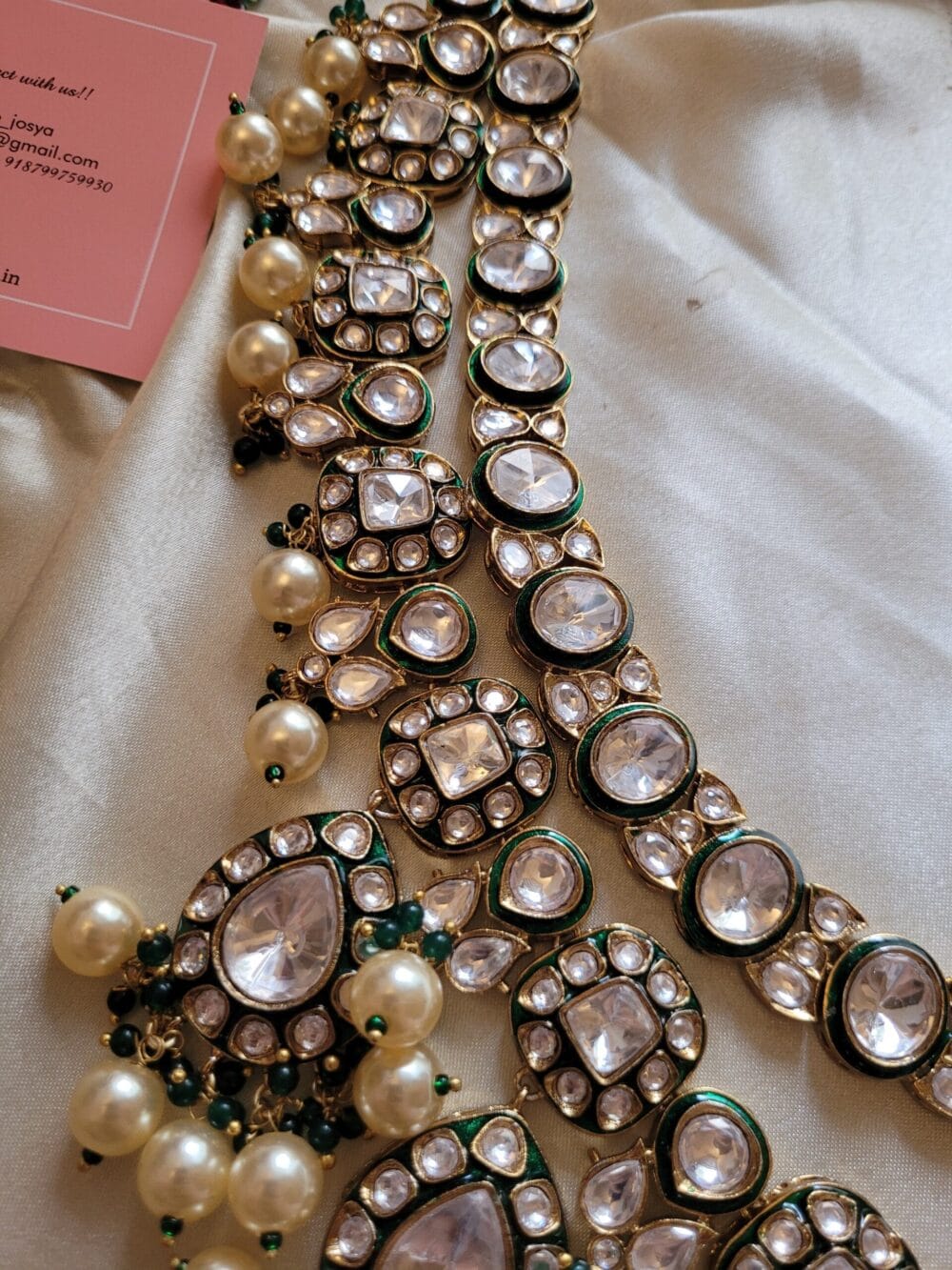 Dhaani Polki  Necklace Set - Image 3