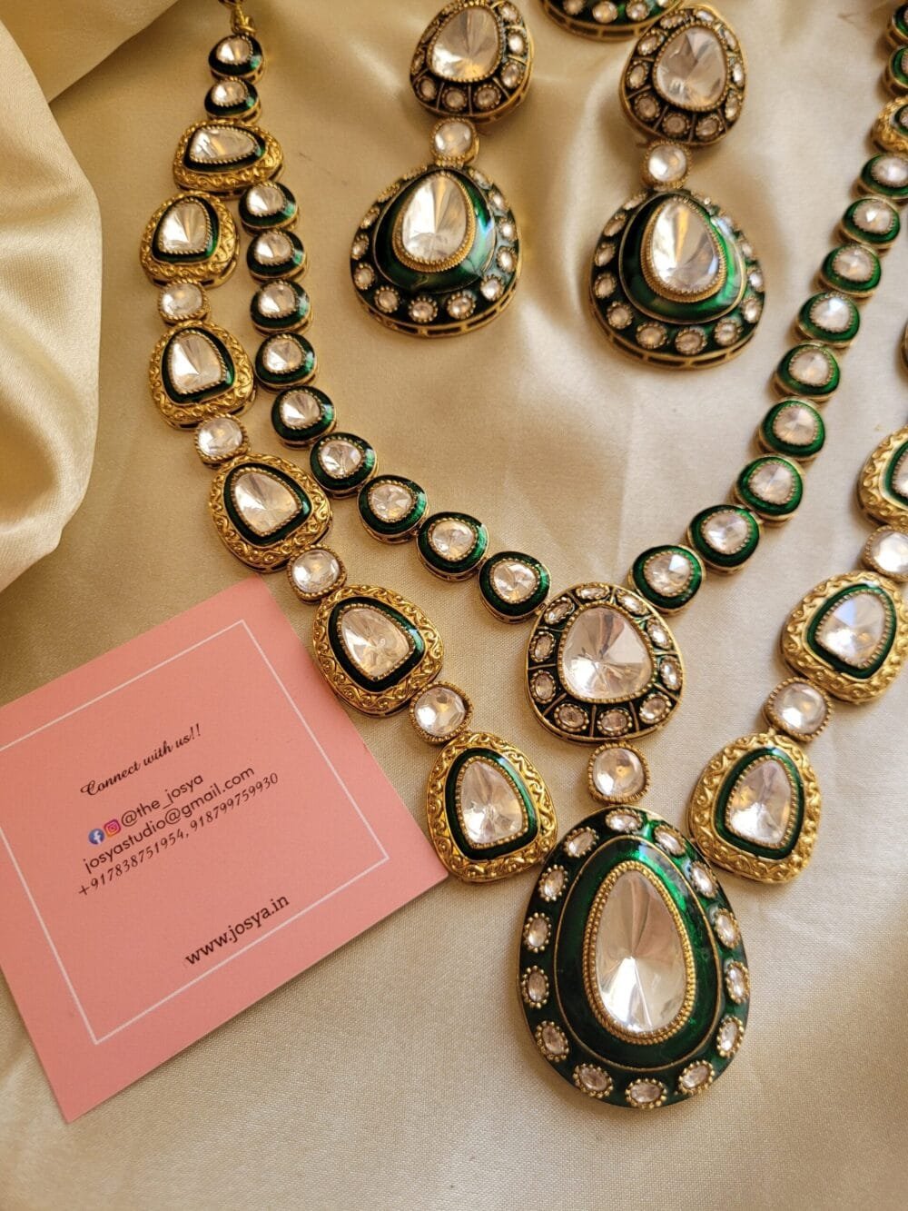 Kaashvi Polki Necklace Set - Image 2