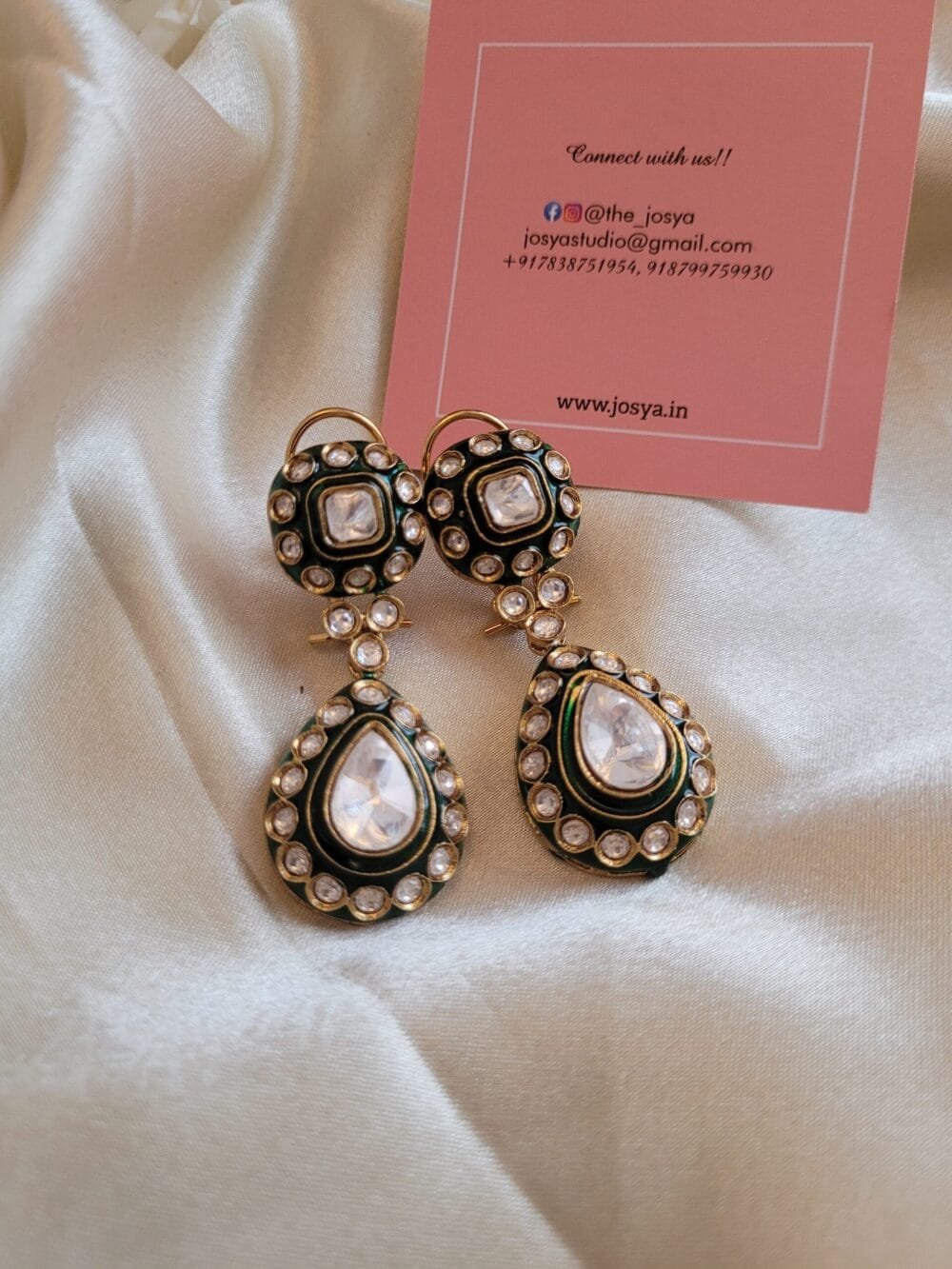 Adithi Polki Choker Set - Image 8