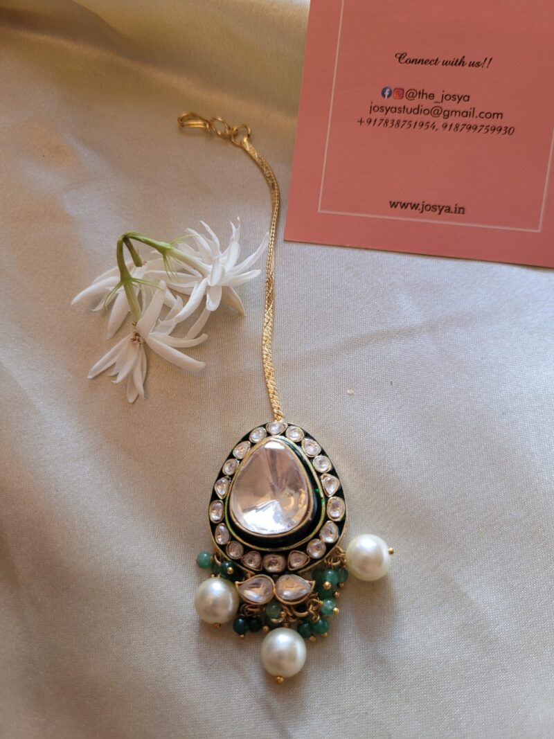 Rhea Polki Necklace Set - Image 13
